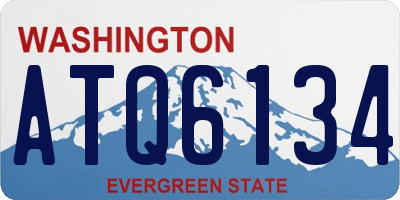 WA license plate ATQ6134
