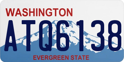 WA license plate ATQ6138