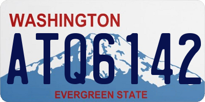 WA license plate ATQ6142
