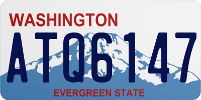 WA license plate ATQ6147