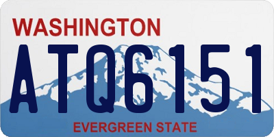 WA license plate ATQ6151