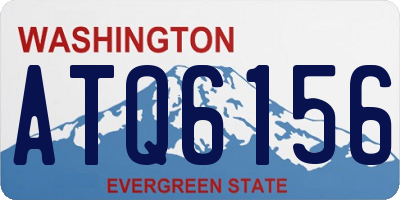 WA license plate ATQ6156