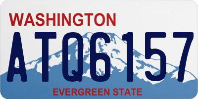WA license plate ATQ6157