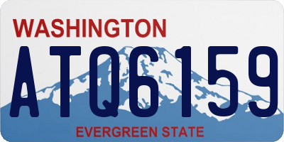 WA license plate ATQ6159