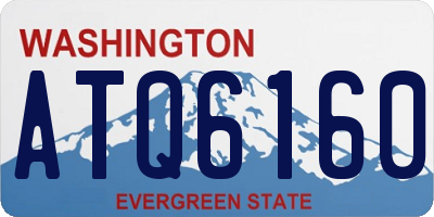 WA license plate ATQ6160