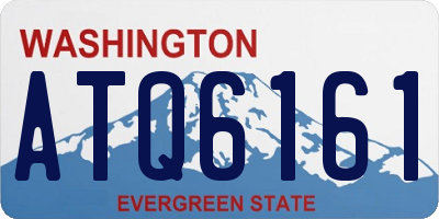 WA license plate ATQ6161