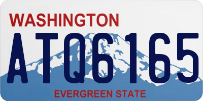 WA license plate ATQ6165