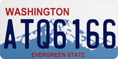 WA license plate ATQ6166