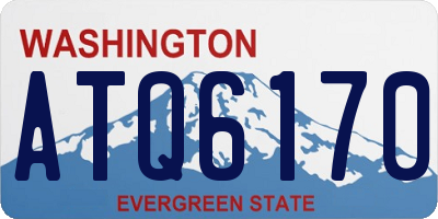 WA license plate ATQ6170