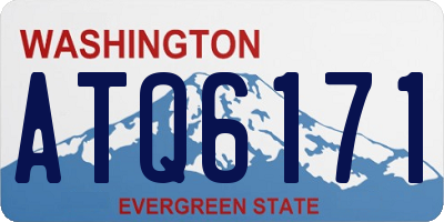 WA license plate ATQ6171