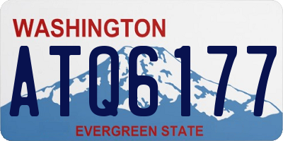WA license plate ATQ6177