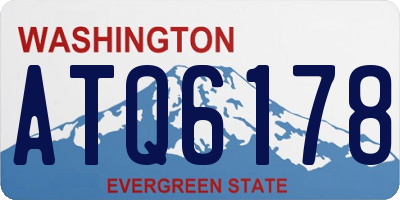 WA license plate ATQ6178