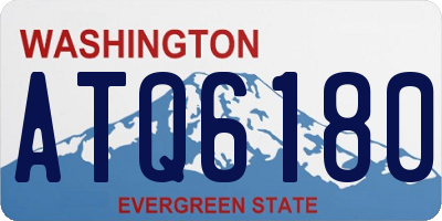 WA license plate ATQ6180