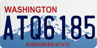 WA license plate ATQ6185