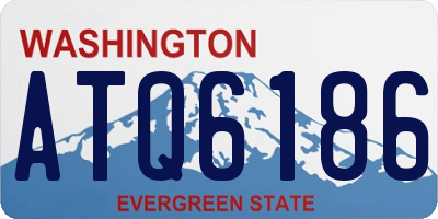 WA license plate ATQ6186