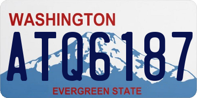 WA license plate ATQ6187