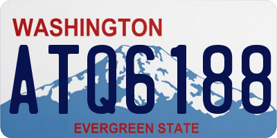 WA license plate ATQ6188