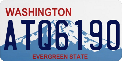 WA license plate ATQ6190