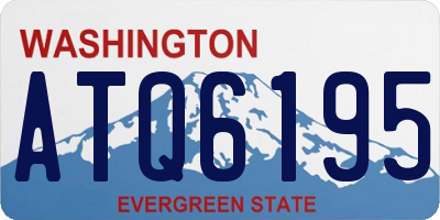 WA license plate ATQ6195