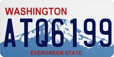 WA license plate ATQ6199