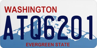 WA license plate ATQ6201