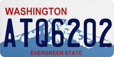 WA license plate ATQ6202