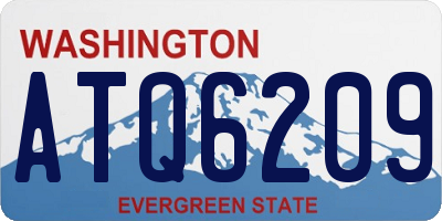 WA license plate ATQ6209