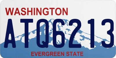 WA license plate ATQ6213