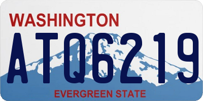 WA license plate ATQ6219