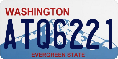 WA license plate ATQ6221
