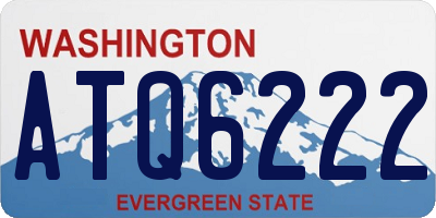 WA license plate ATQ6222