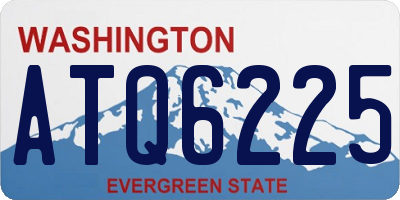 WA license plate ATQ6225
