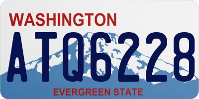 WA license plate ATQ6228