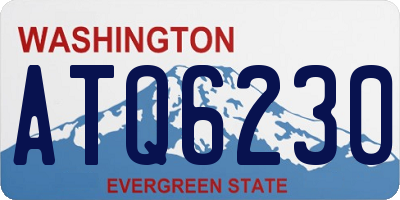 WA license plate ATQ6230