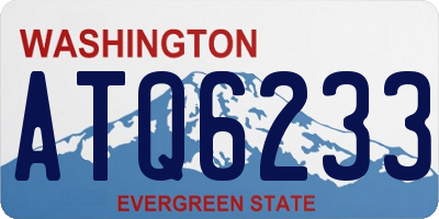 WA license plate ATQ6233