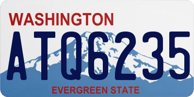 WA license plate ATQ6235
