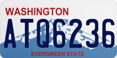 WA license plate ATQ6236