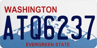 WA license plate ATQ6237
