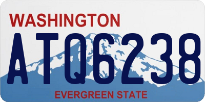 WA license plate ATQ6238