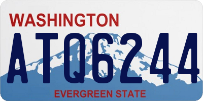 WA license plate ATQ6244