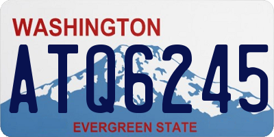 WA license plate ATQ6245