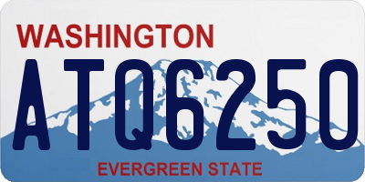 WA license plate ATQ6250