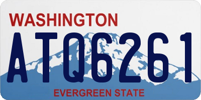 WA license plate ATQ6261