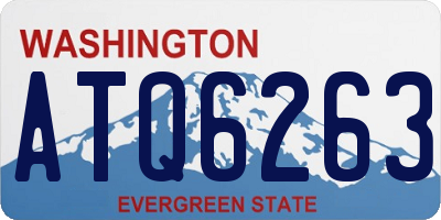 WA license plate ATQ6263