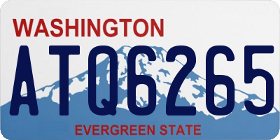 WA license plate ATQ6265