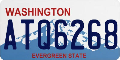 WA license plate ATQ6268