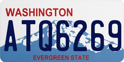 WA license plate ATQ6269