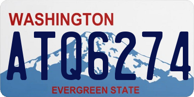 WA license plate ATQ6274