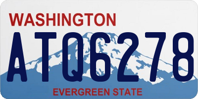 WA license plate ATQ6278