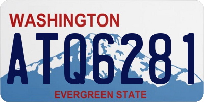 WA license plate ATQ6281